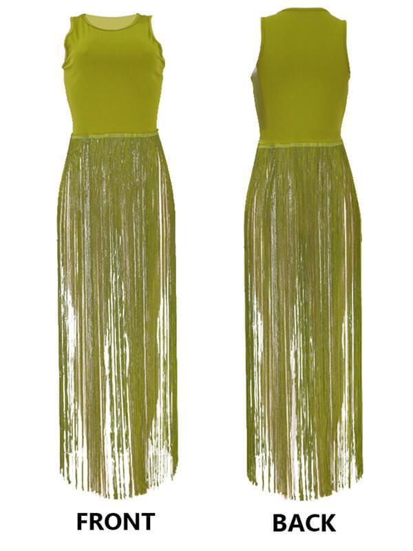 Fringe Combo Top
