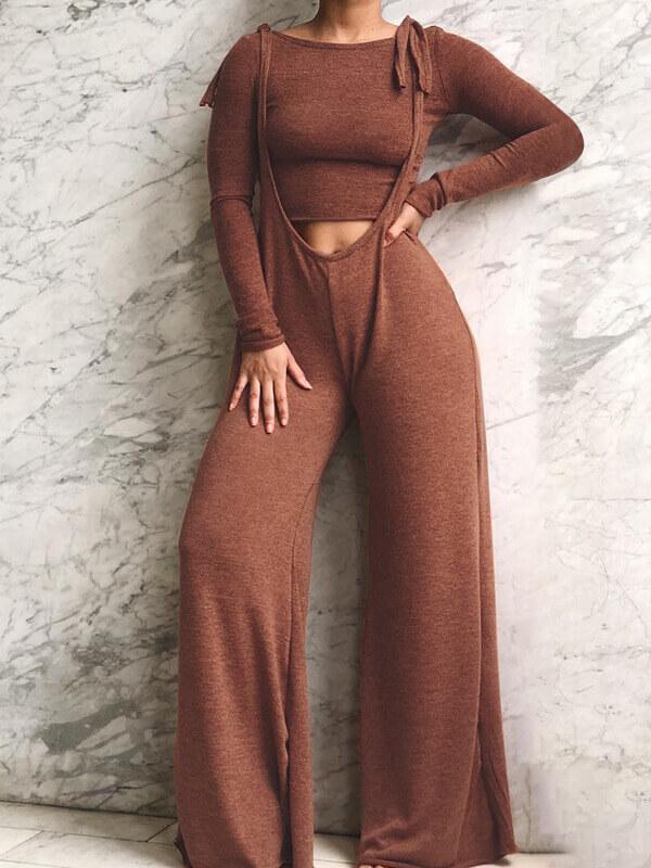 Cropped Sweatshirt & Overall Set - Pre-order shipped on Oct 12th