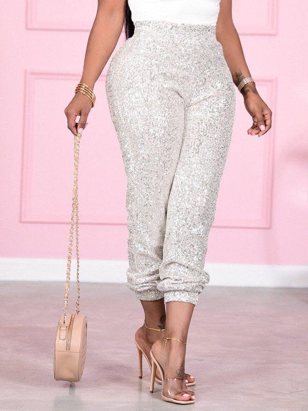 Sequin Jogger Pants -- sold out
