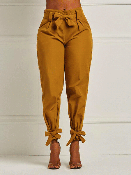 Tied Cuff Pants
