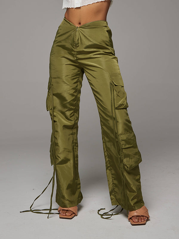 Wide Leg Cargo Pants